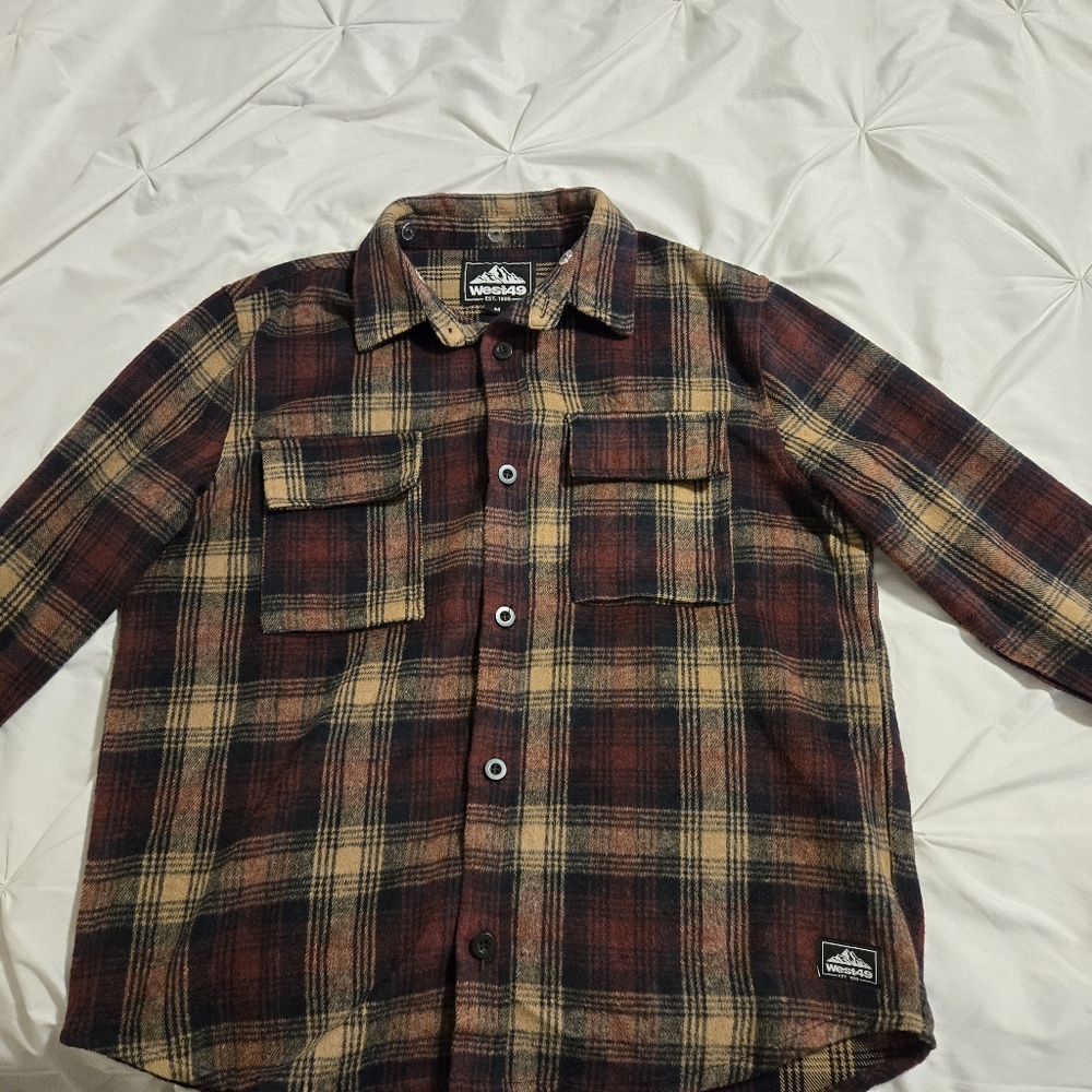 Men's Plaid Shacket West 49